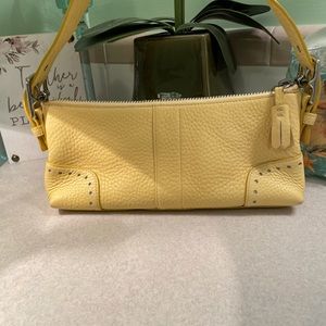 COACH HANDBAG BRILLIANT YELLOW #5052 SHOULDER HANDBAG - SPRING TIME